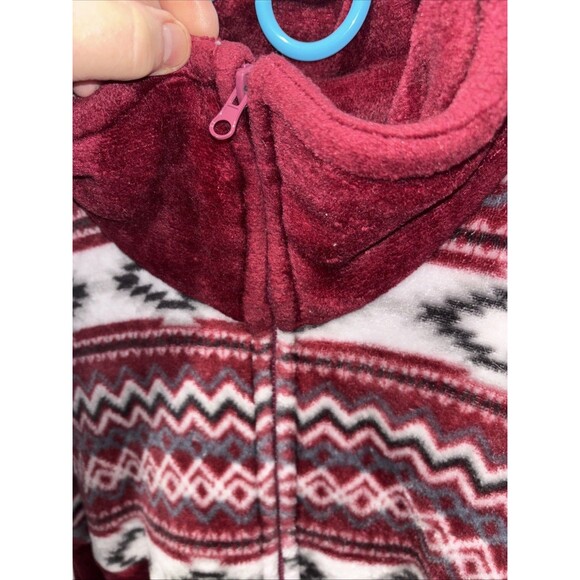 Trail Crest Women’s L Aztec Ultra Soft Women’s Plush Fleece Full Zip Jacket Ski - Picture 9 of 16